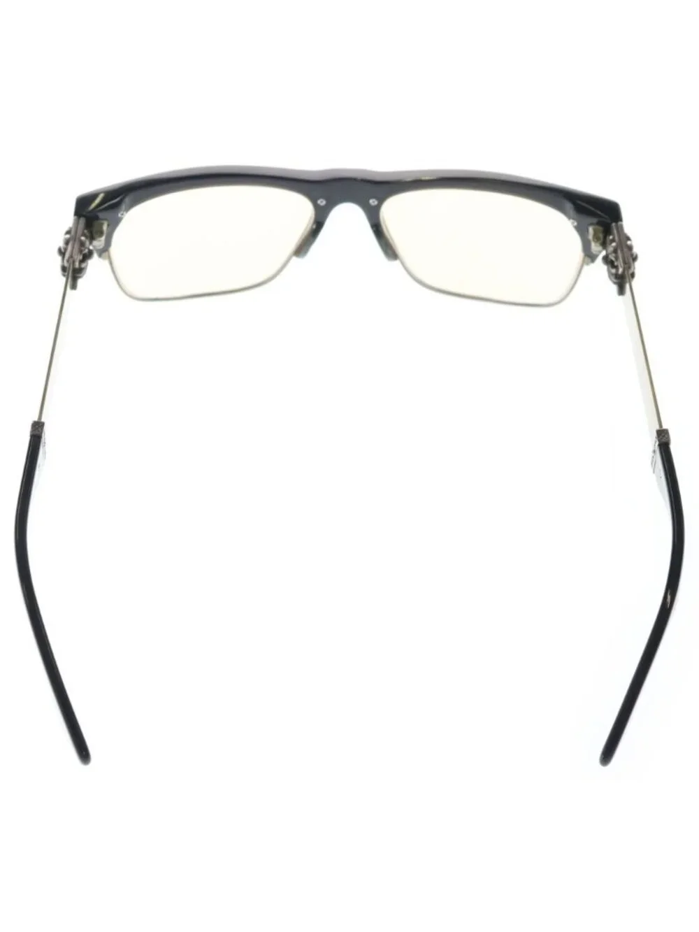 Chrome Hearts Balthy CH Sunglasses Silver Black Eyewear
